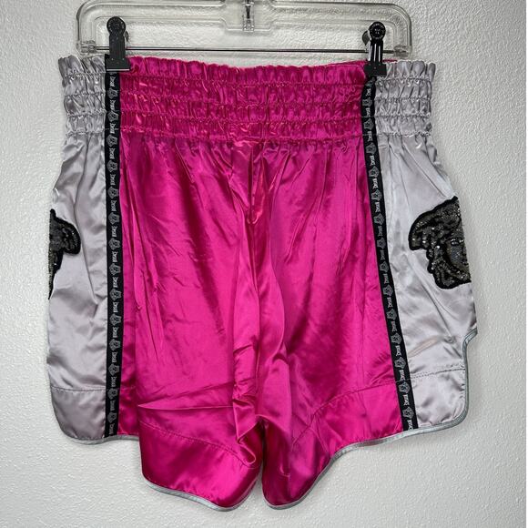 Versace Muay Thai Boxing Shorts Pink Silver Versace Medusa Patch 50 / L - Picture 5 of 16